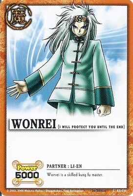 SH Zatch Bell TCG:
Wonrei, I Will Protect You Until the End