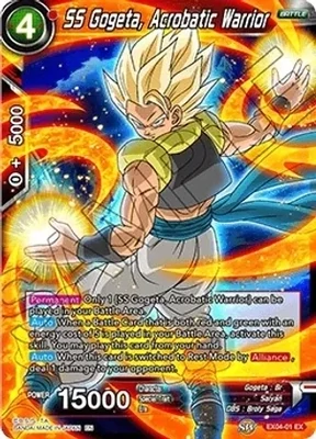 SH SS Gogeta, Acrobatic Warrior - Expansion Deck Box Set 04: Unity of Saiyans (DBS-BE04)
Expansion Deck Box Set 04: Unity of Saiyans