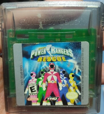 BA Power Rangers Rescue Nintendo Game Boy Color Cartucho