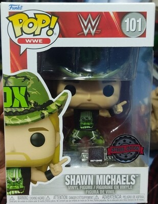 SJ Shawn Michaels Funko Pop 101 WWE Luchador