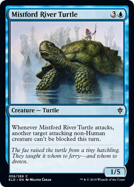 Mistford River Turtle 056/269 - Throne of Eldraine Singles (Español)