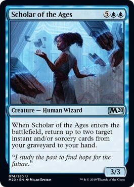 Scholar of the Ages 074/280 Magic 2020 (M20) Singles