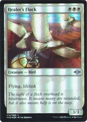 Healer&#39;s Flock 016/303 - Foil Modern Horizons 2 Foil Singles