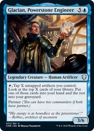 Glacian, Powerstone Engineer 072/361 -  Commander Legends Singles