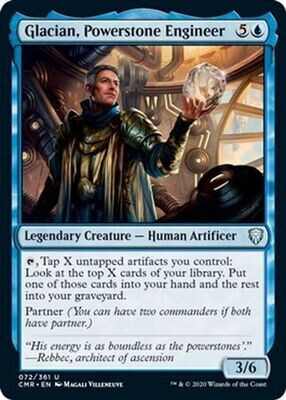 Glacian, Powerstone Engineer 072/361 -  Commander Legends Singles