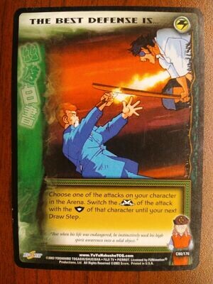 SH The Best Defense is C80/176 Yu Yu Hakusho Card Game Ghost Files