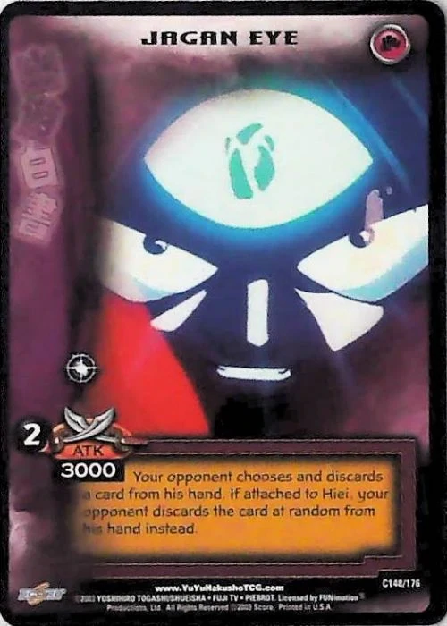 SH Jagan Eye C148/176 Yu Yu Hakusho Card Game Ghost Files