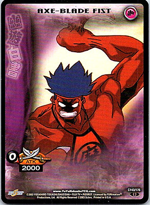 SH Axe-Blade Fist Yu Yu Hakusho Card Game Ghost Files