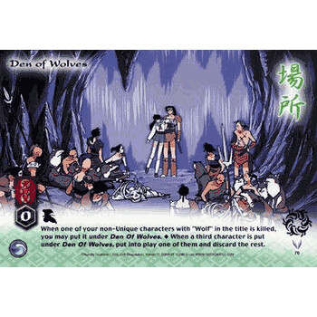 SH Den of Wolves 79 Inuyasha Card Game