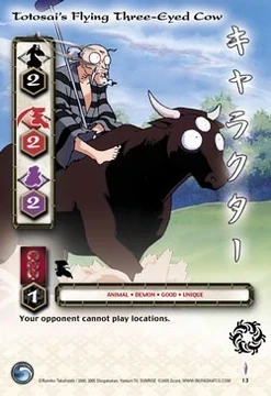 SH Totosai Flying Three-Eyed Cow 13 Inuyasha Card Game