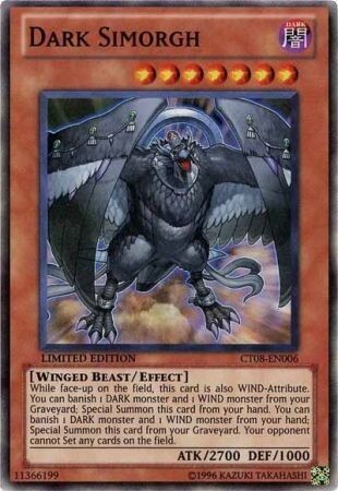 Dark Simorgh - CT08-EN006 - Super Rare
Yu-Gi-Oh! Promo Cards