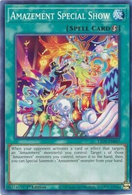 Amazement Special Show - LIOV-EN057 - Common 1st Edition Lightning Overdrive: LIOV 1st Edition Singles (espanol)