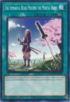 The Immortal Bushi Mourns the Mortal Body - AGOV-EN067 - Common 1st Edition Age of Overlord 1st Edition Singles (español)