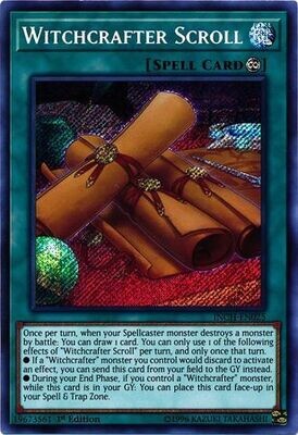 Witchcrafter Scroll - INCH-EN025 - Secret Rare 1st Edition
The Infinity Chasers Singles