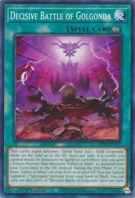 Decisive Battle of Golgonda - MP23-EN197 - Common 1st Edition Mega Tin 2023 Dueling Heroes Singles