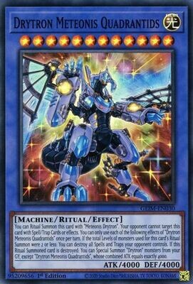 Drytron Meteonis Quadrantids - GEIM-EN030 - Super Rare 1st Edition Genesis Impact [GEIM] 1st Edition Singles