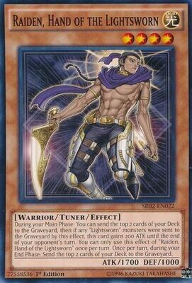 Raiden, Hand of the Lightsworn - SR02-EN022 - Common 1st Edition Structure Deck: Rise of the True Dragons 1st Edition Singles