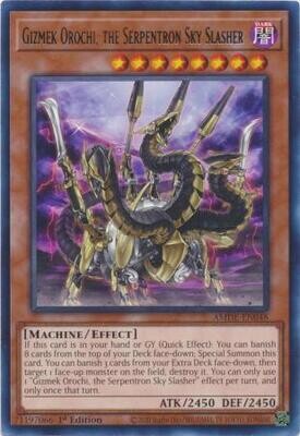 Gizmek Orochi, the Serpentron Sky Slasher - AMDE-EN048 - Rare 1st Edition Amazing Defenders 1st Edition Singles (espanol)