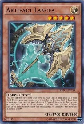 Artifact Lancea - DUEA-EN034 - Common Unlimited Duelist Alliance Unlimited Singles