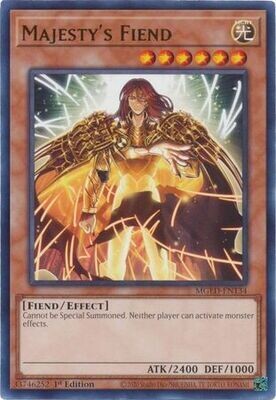 Majesty&#39;s Fiend - MGED-EN134 - Rare 1st Edition Maximum Gold El Dorado 1st Edition Singles