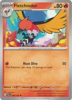 Fletchinder - 029/193 - Uncommon Scarlet &amp; Violet: Paldea Evolved Singles (Español)