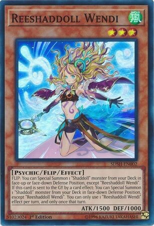 Reeshaddoll Wendi - SDSH-EN002 - Super Rare 1st Edition
Structure Deck: Shaddoll Showdown Singles