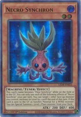 Necro Synchron - LED8-EN023 - Ultra Rare 1st Edition
Legendary Duelists: Synchro Storm 1st Edition Singles Espanol