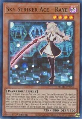 Sky Striker Ace - Raye - MAMA-EN004 - Ultra Rare 1st Edition Magnificent Mavens 1st Edition Singles