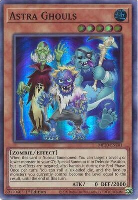 Astra Ghouls - MP20-EN201 - Super Rare 1st Edition 2020 Mega-Tin: Lost Memories 1st Edition Singles