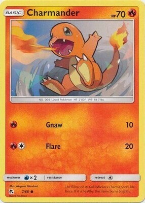 Charmander - 7/68 - Common Hidden Fates Singles