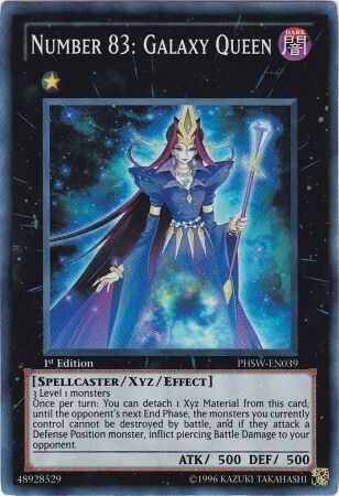 SH Number 83: Galaxy Queen - PHSW-EN039 - Super Rare 1st Edition
Photon Shockwave 1st Edition Singles