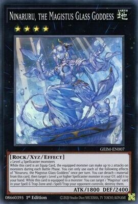 Ninaruru, the Magistus Glass Goddess - GEIM-EN007 - Super Rare 1st Edition Genesis Impact [GEIM] 1st Edition Singles