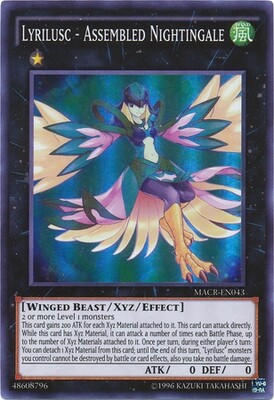 SH Lyrilusc - Assembled Nightingale - MACR-EN043 - Super Rare Unlimited
Maximum Crisis Unlimited Singles