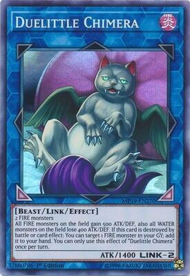 Duelittle Chimera - MP19-EN270 - Super Rare 1st Edition Yu-Gi-Oh! 2019 Mega-Tins: Gold Sarcophagus Tin Mega Pack Singles(español)