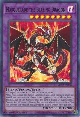 SH Masquerade the Blazing Dragon - MP22-EN208 - Super Rare 1st Edition
2022 Mega-Tin: Pharaoh&#39;s Gods 1st Edition Singles