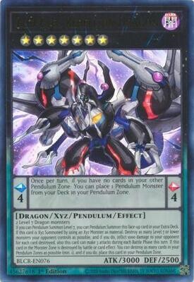 Odd-Eyes Rebellion Dragon - BLCR-EN076 - Ultra Rare 1st Edition Battles of Legend: Crystal Revenge 1st Edition Singles
