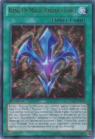Rank-Up-Magic Barian&#39;s Force - LTGY-EN060 - Ultra Rare 1st Edition
Lord of the Tachyon Galaxy 1st Edition Singles (Espanol)