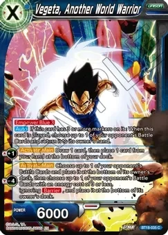 Vegeta, Another World Warrior - Dawn of the Z-Legends (DBS-B18)
Dawn of the Z-Legends Foil