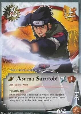 Asuma Sarutobi - us114 - Uncommon
Naruto: Lineage of the Legends