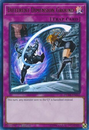 Different Dimension Ground - DUDE-EN045 - Ultra Rare 1st Edition
Duel Devastator 1st Edition Singles