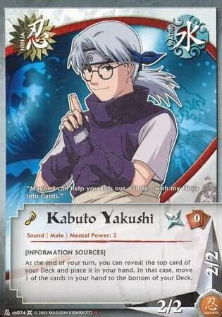 SH Kabuto Yakushi - 074 - Uncommon
Naruto CCG Promos