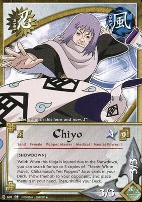SH Chiyo - N-601 - Uncommon
Naruto: Emerging Alliance Foil