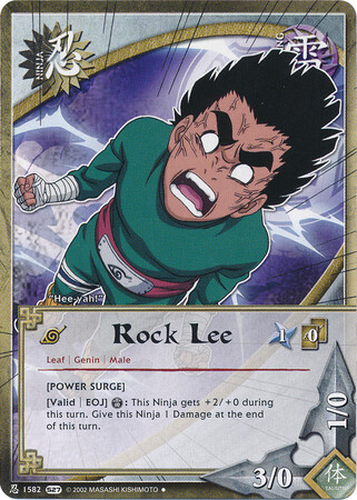 Rock Lee [Power Surge] - 1582 - Uncommon
Naruto: Hero&#39;s Ascension