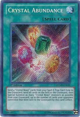 Crystal Abundance - RYMP-EN051 - Secret Rare 1st Edition
Ra Yellow Mega Pack 1st Edition Singles