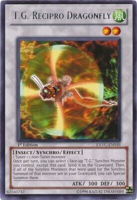 T.G. Recipro Dragonfly - EXVC-EN039 - Rare 1st Edition Extreme Victory 1st Edition Singles (Espanol)