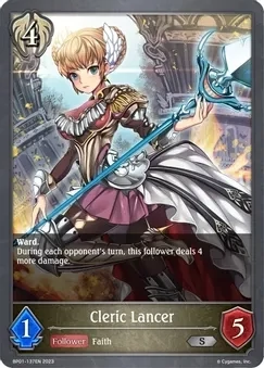Cleric Lancer - BP01: Advent of Genesis (BP01)
BP01: Advent of Genesis