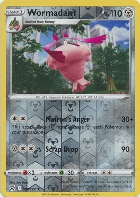 Wormadam - 098/172 - Rare Reverse Holo
Sword &amp; Shield: Brilliant Stars Reverse Holo Singles