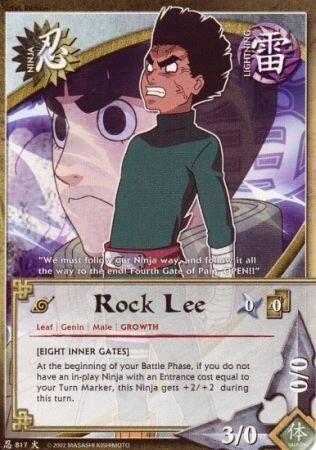 SH Rock Lee - 817 - Common
Naruto: Will of Fire