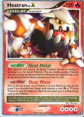Heatran Lv. X - DP31 - Ultra Rare
Pokemon Diamond &amp; Pearl Promos