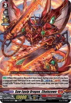 Saw Equip Dragon, Chainzown - Dragontree Invasion (D-BT09)
Dragontree Invasion